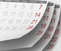 Monate in einem Kalender
